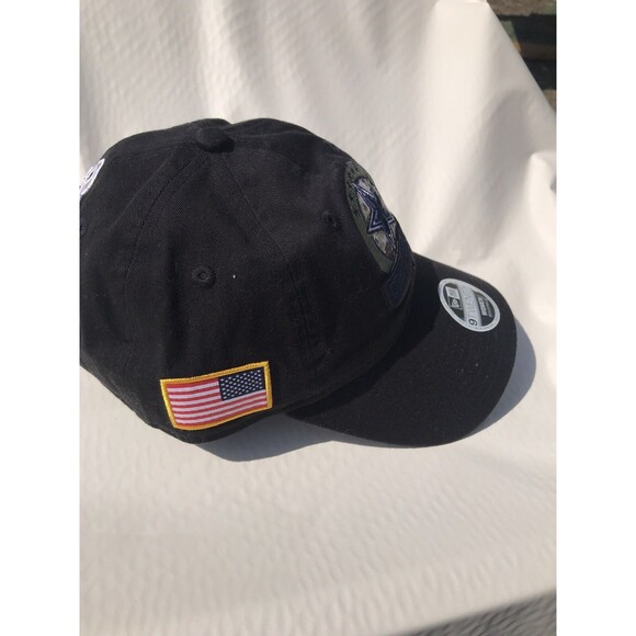 Dallas Cowboys New Era 9TWENTY Salute To Service Hat Womens Adjustable Black - Picture 3 of 10